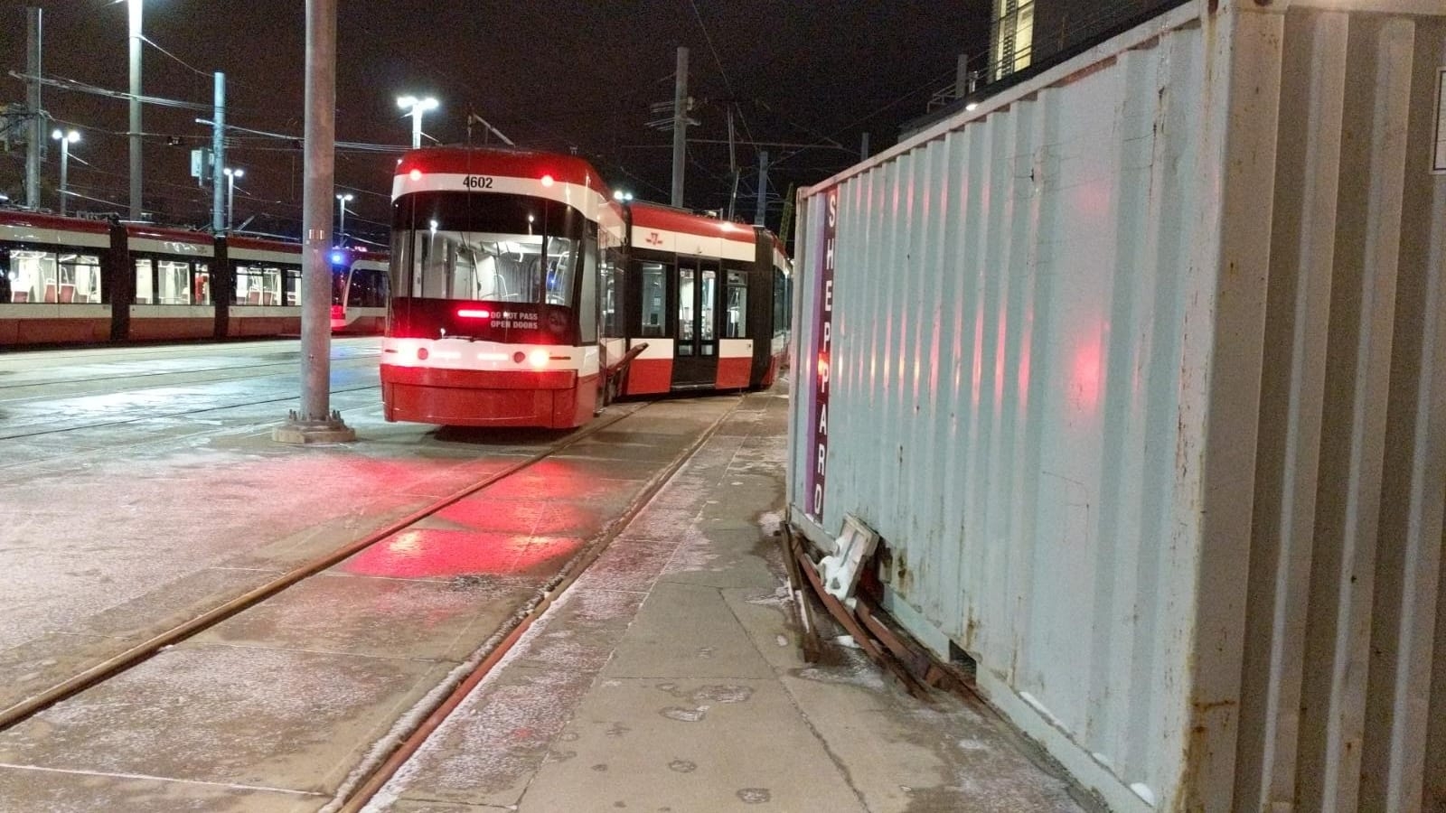 TTC Streetcar derailment 1