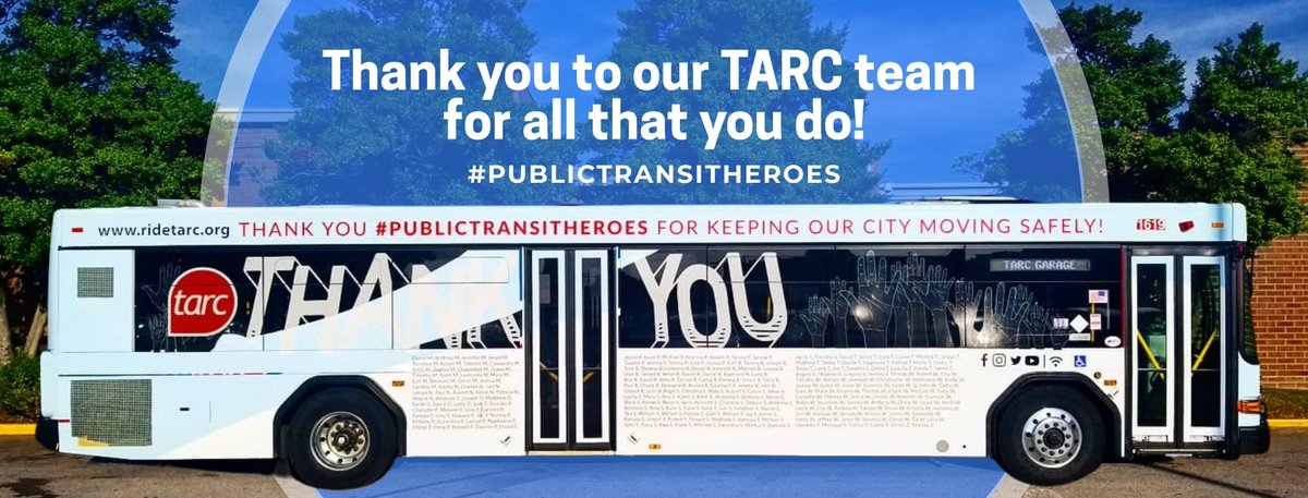 Happy Transit Appreciation Day from TARC in Louisville Kentucky